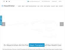 Tablet Screenshot of kewalkrishan.com